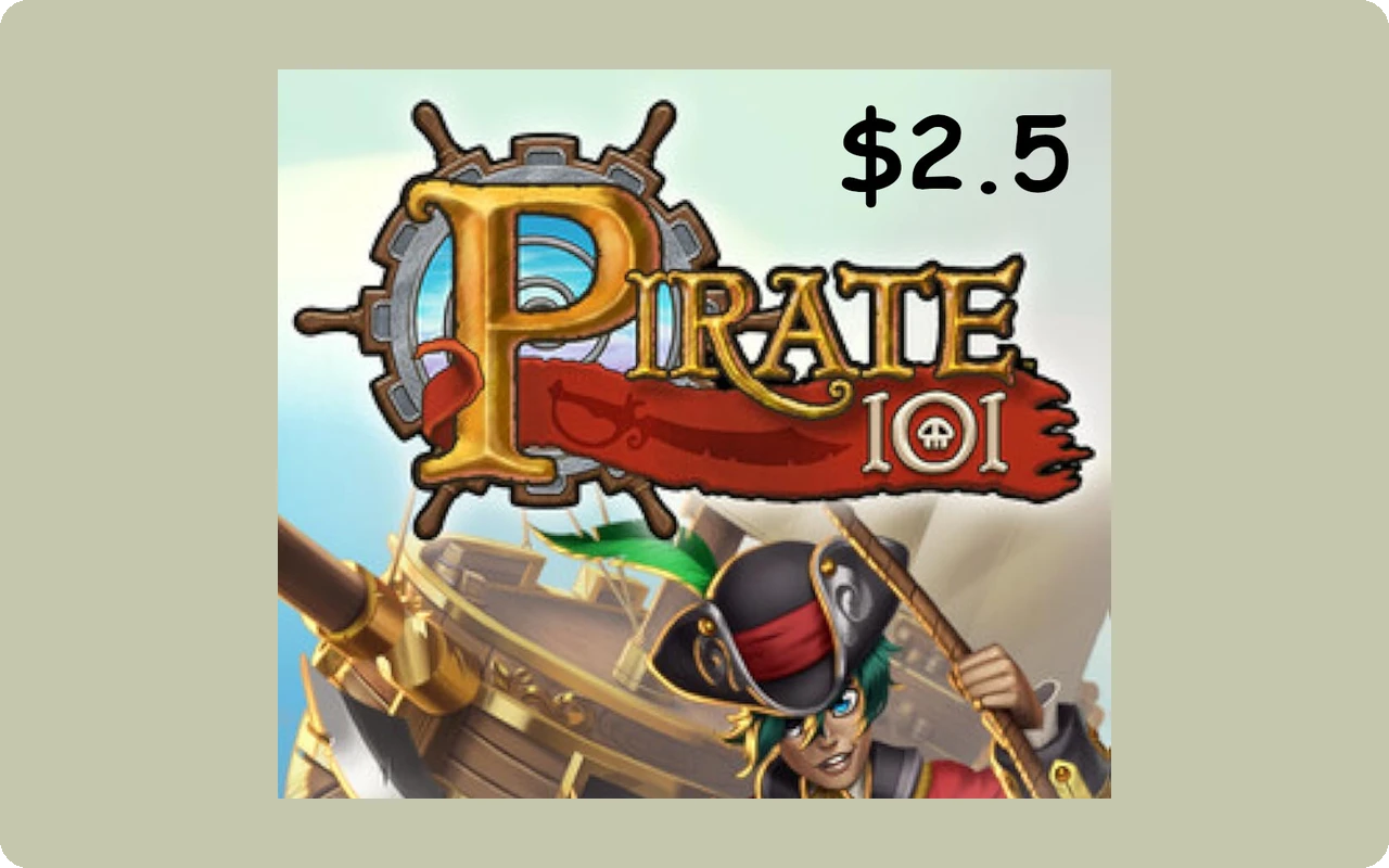 Pirate101 $101 Gift Card (United States)