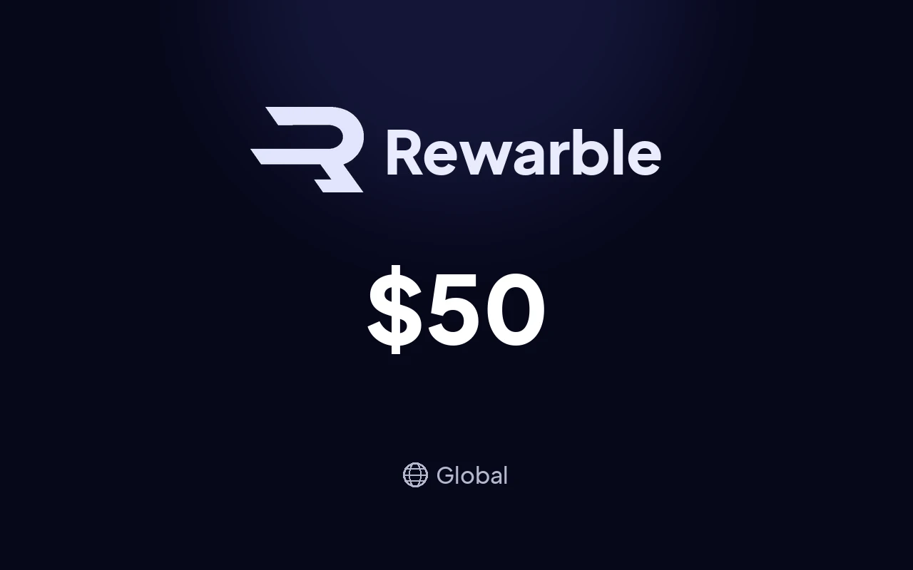 Rewarble Advcash $50 Gift Card