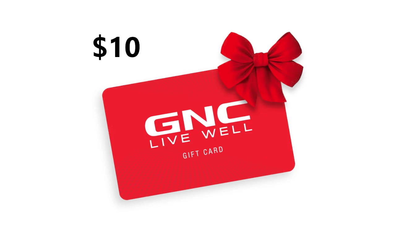 GNC $10 Gift Card (United States)