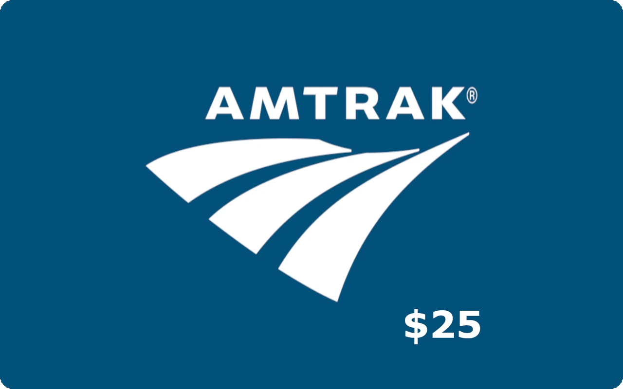 Amtrak $25 Gift Card (United States)