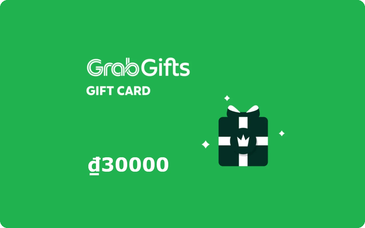 Grab ₫30000 Gift Card (Vietnam)