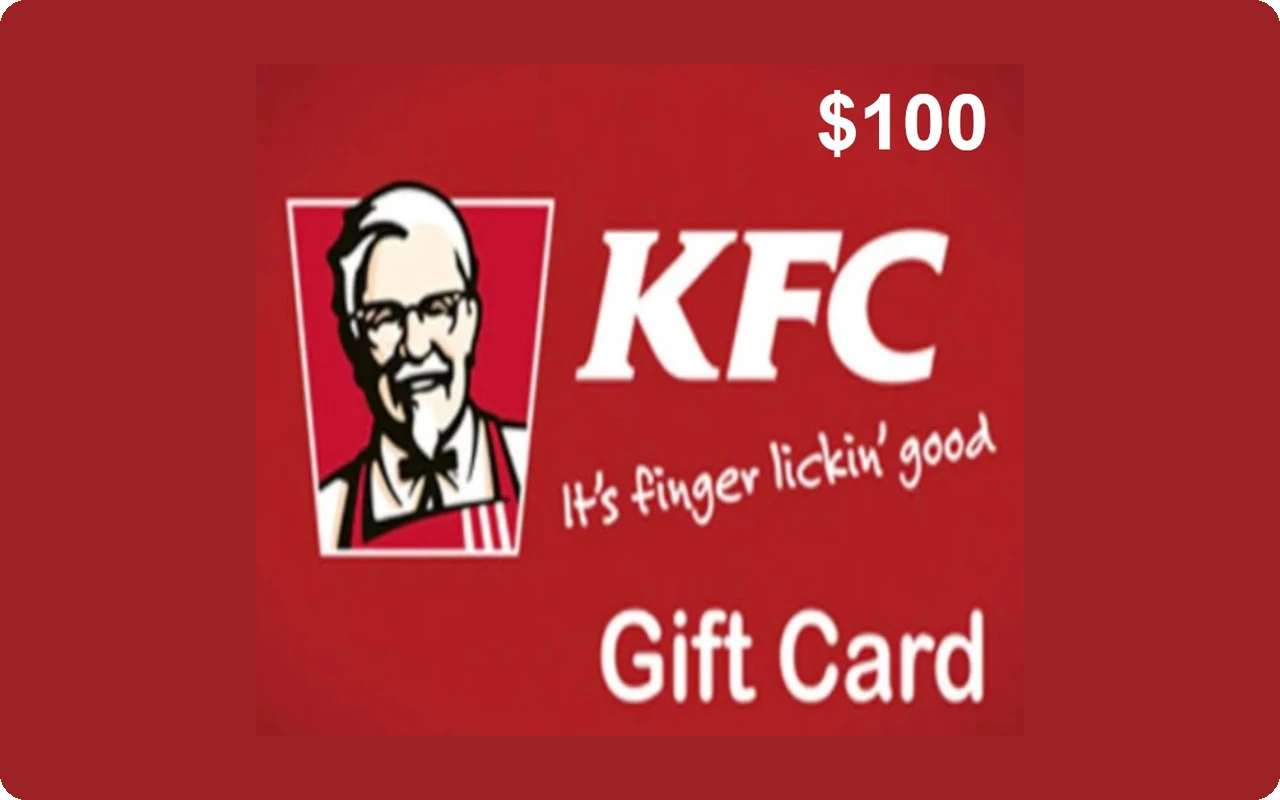 KFC $100 Gift Card (United States)
