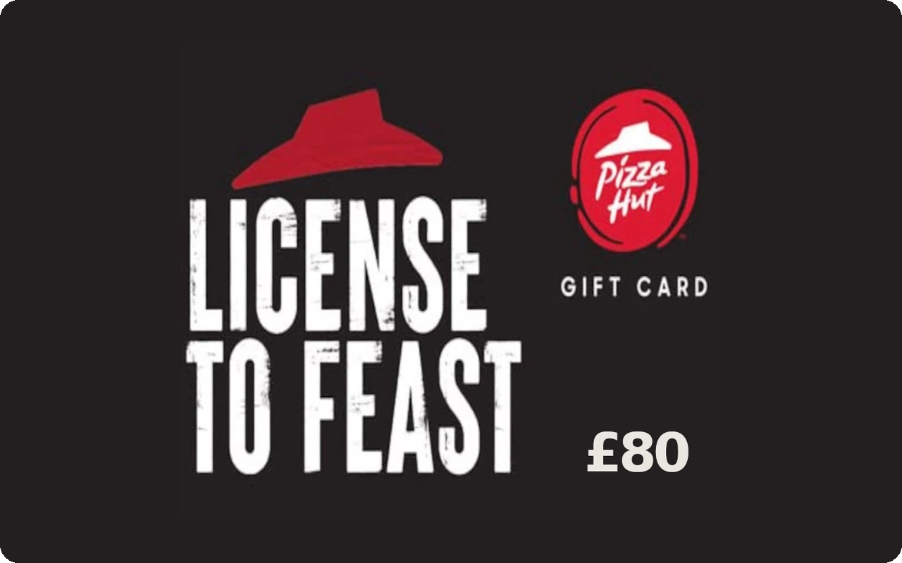 Pizza Hut £80 Gift Card (United Kingdom)