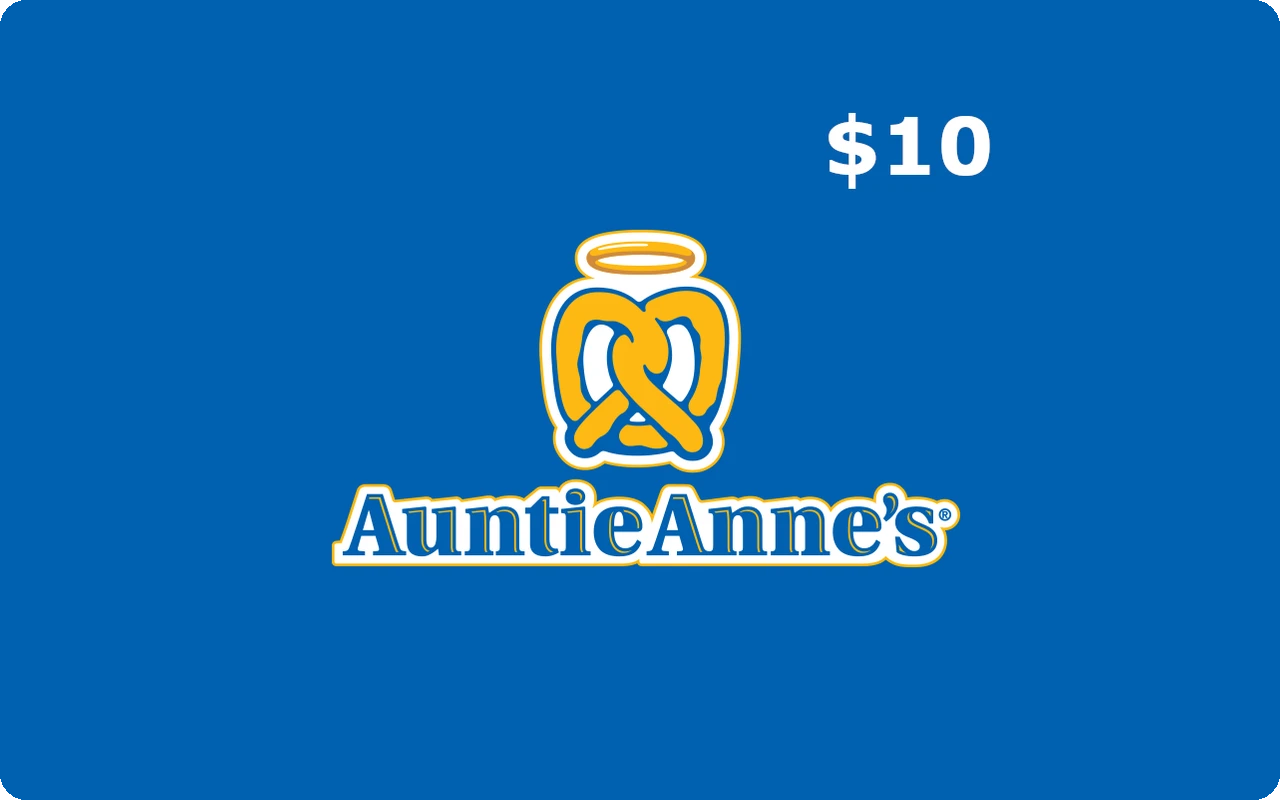 Auntie Anne $10 Gift Card (United States)
