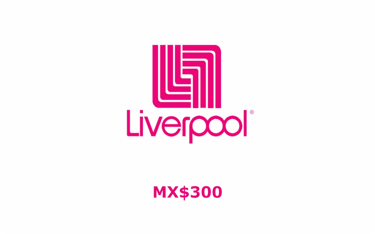 Liverpool $300 Gift Card (Mexico)