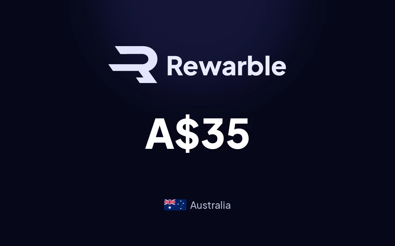 Rewarble Super A$35 Gift Card (Australia)