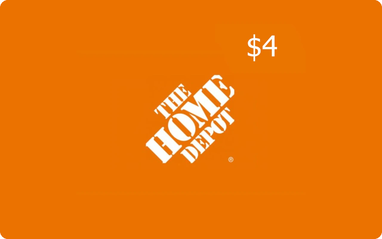 The Home Depot $4 Gift Card (United States)