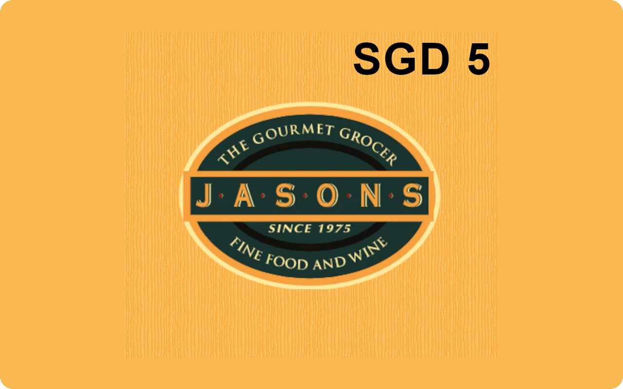 Jasons $5 Gift Card (Singapore)