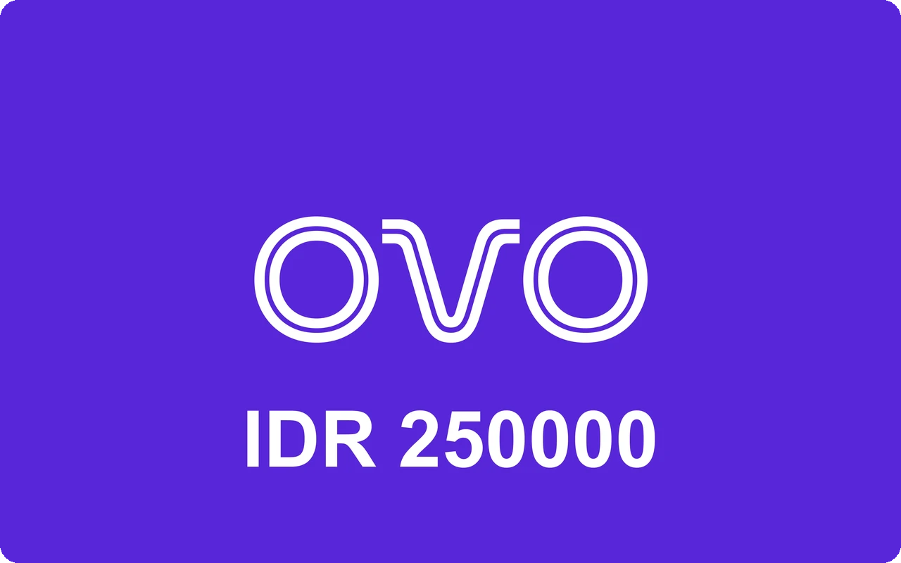 OVO Cash 250000 Rp Gift Card (Indonesia)