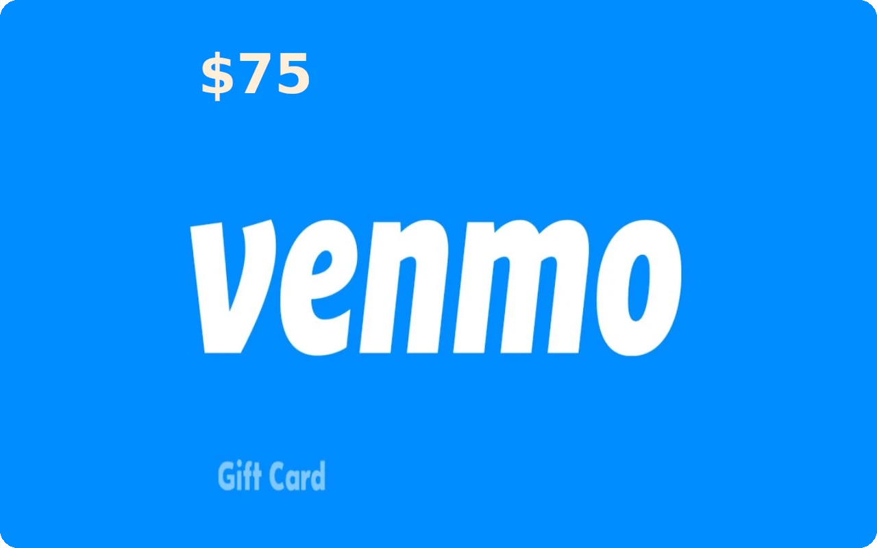 Venmo $75 Gift Card (United States)