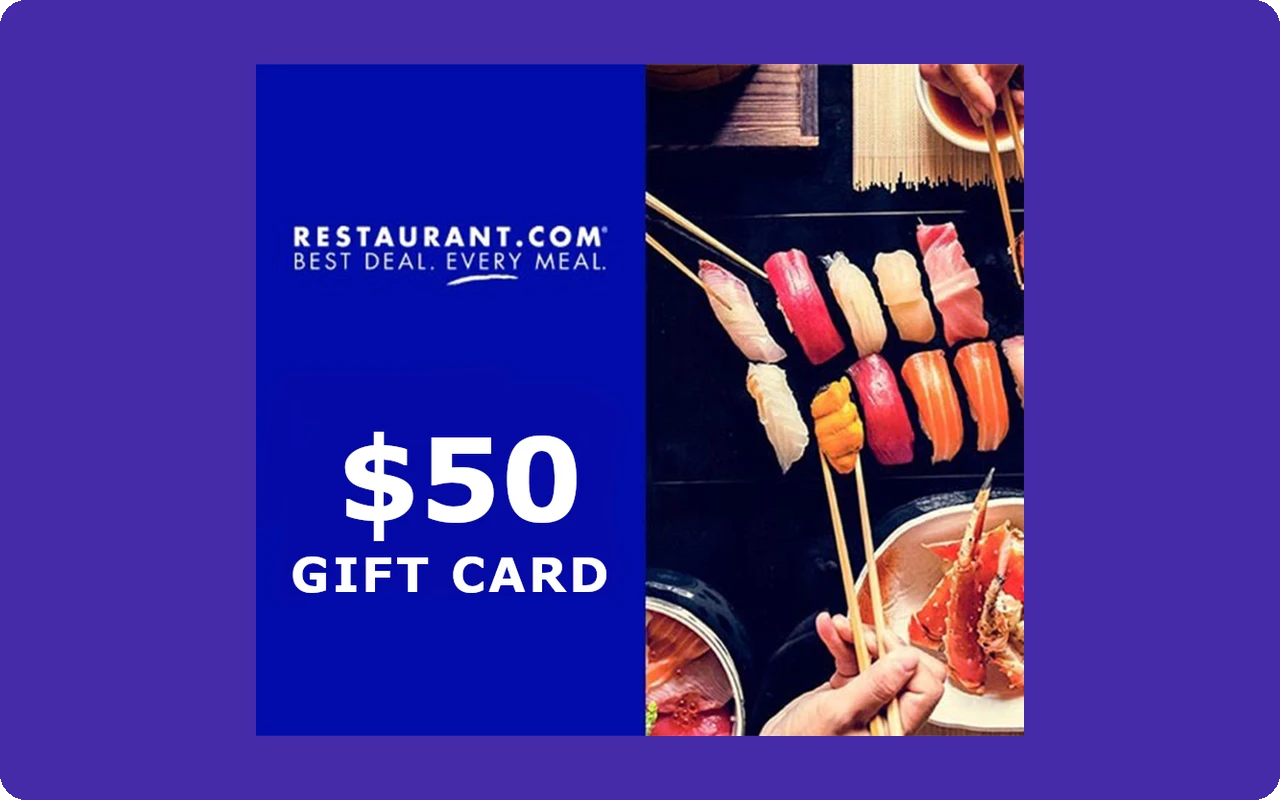 Restaurantcom $50 Gift Card (United States)