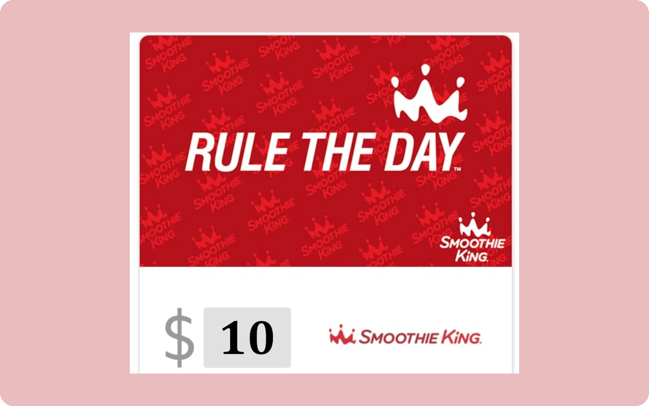 Smoothie King $10 Gift Card (United States)