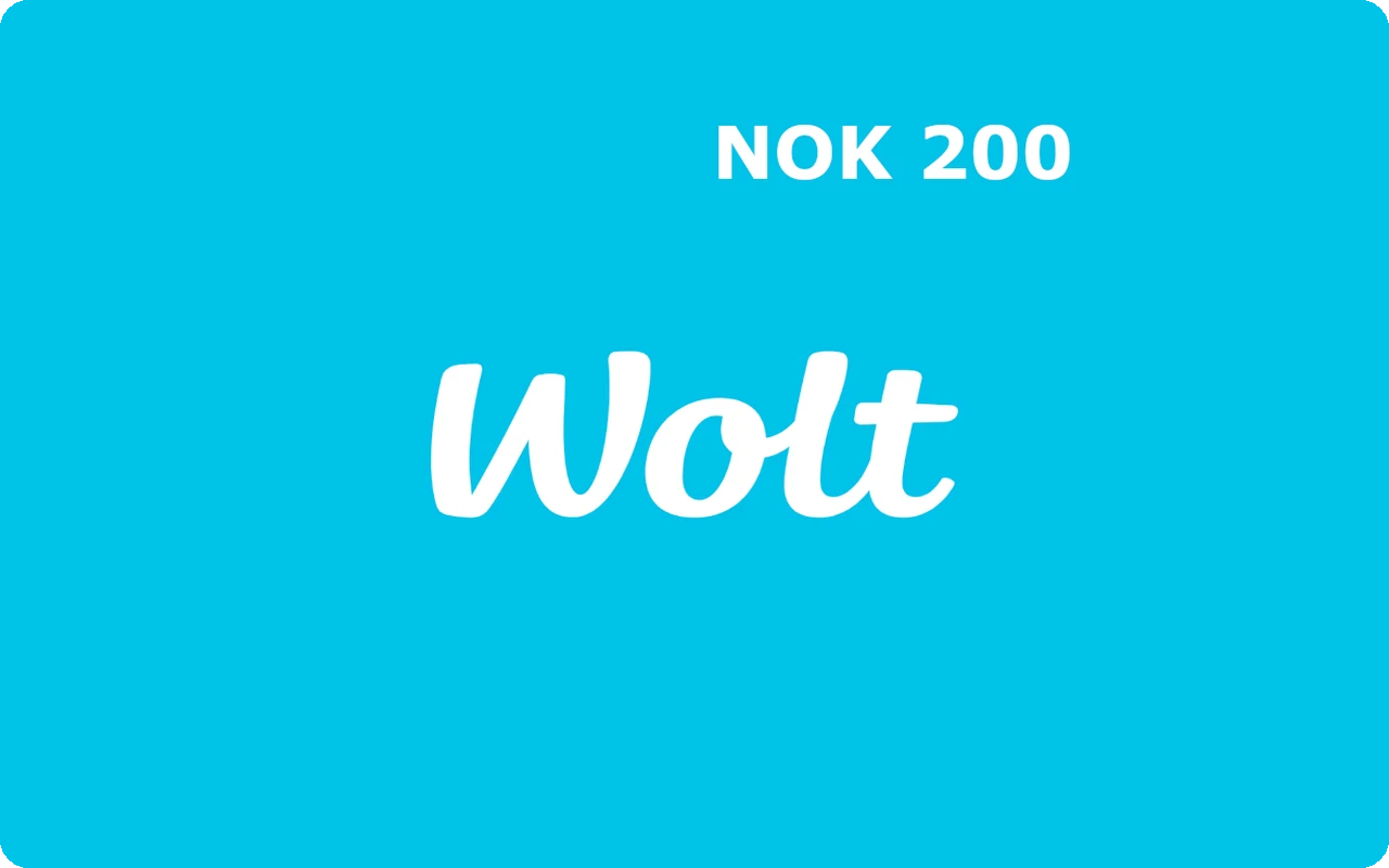 Wolt 200 kr Gift Card (Norway)