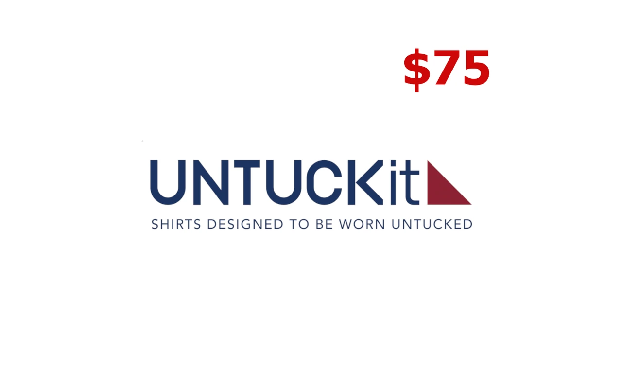 Untuckit $75 Gift Card (United States)