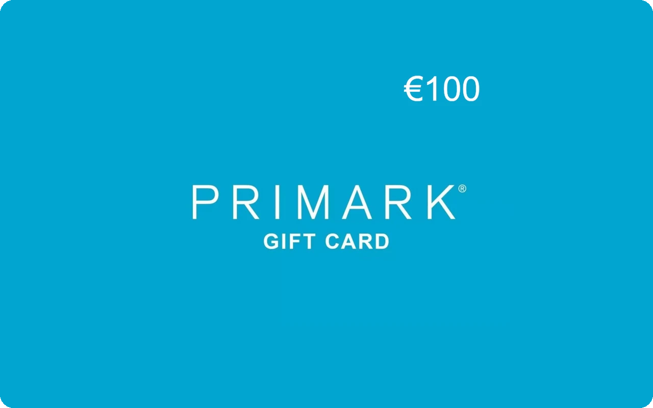 Primark €100 Gift Card (Italy)