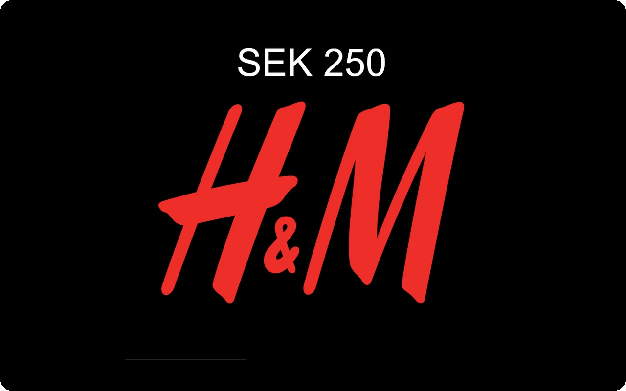 H&M 250 kr Gift Card (Sweden)