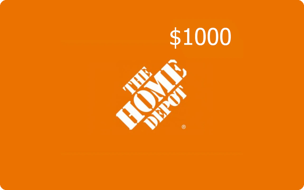 The Home Depot $1000 Gift Card (United States)