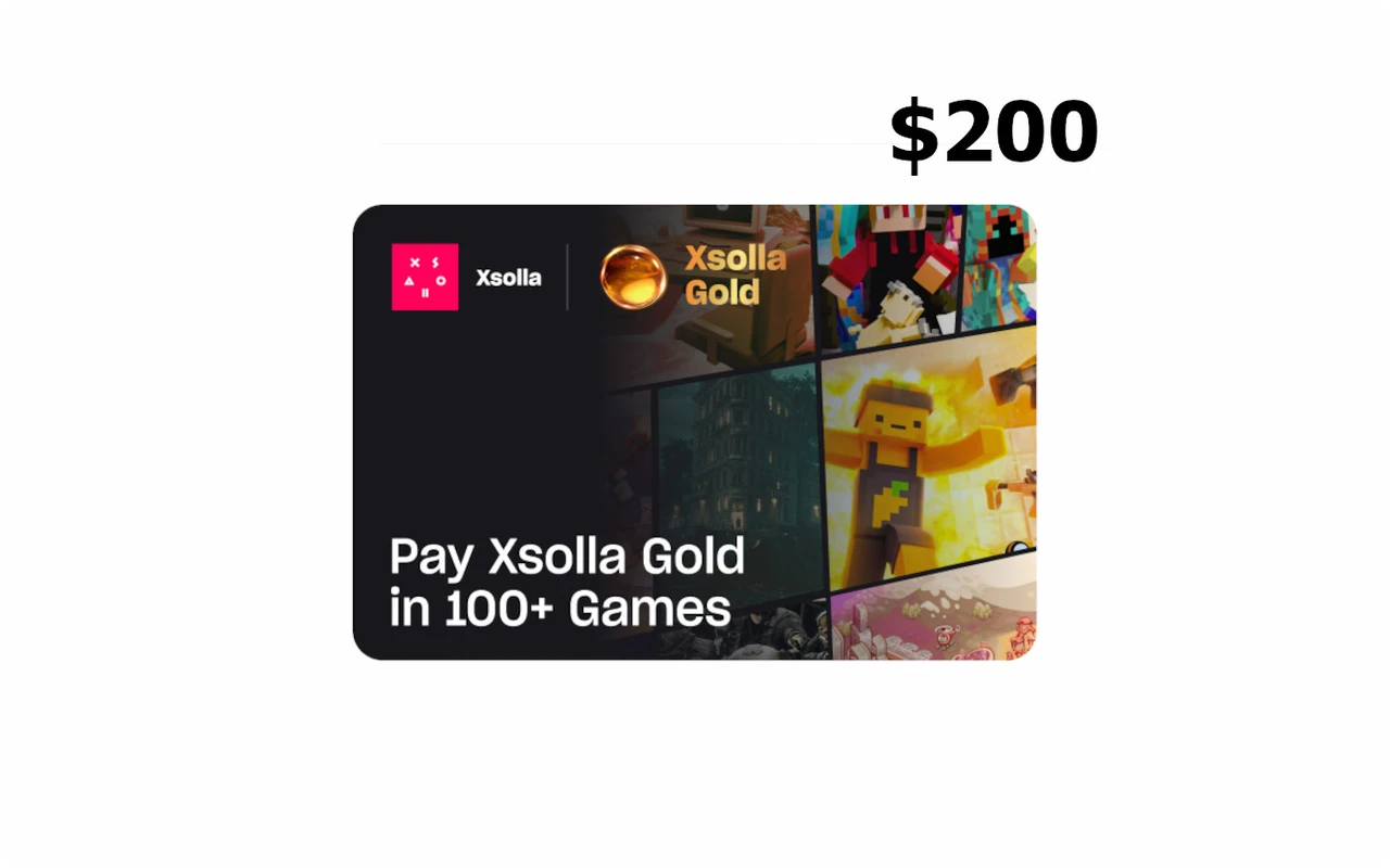 Xsolla Gold $200 Gift Card (United States)