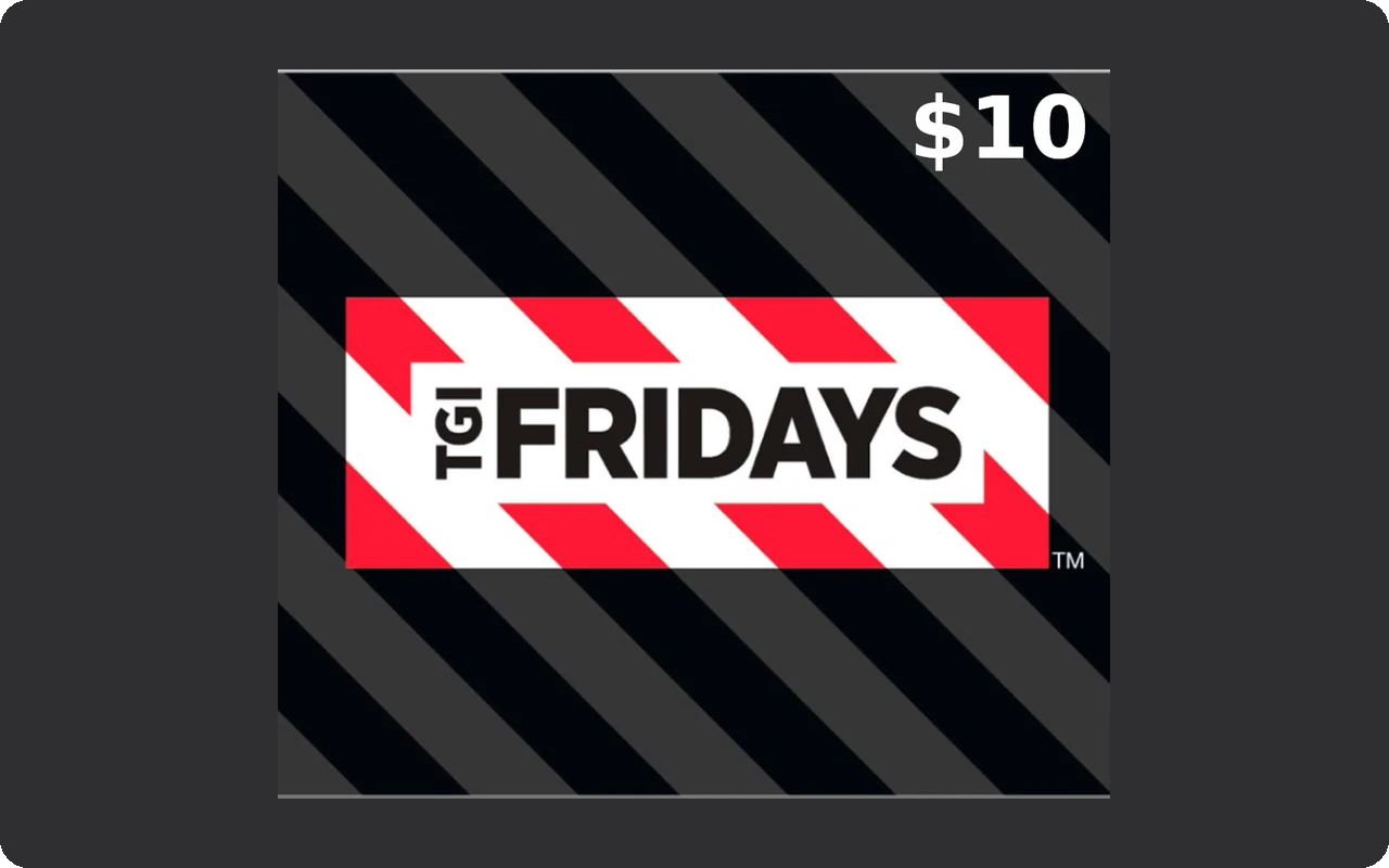 TGI Fridays $10 Gift Card (United States)