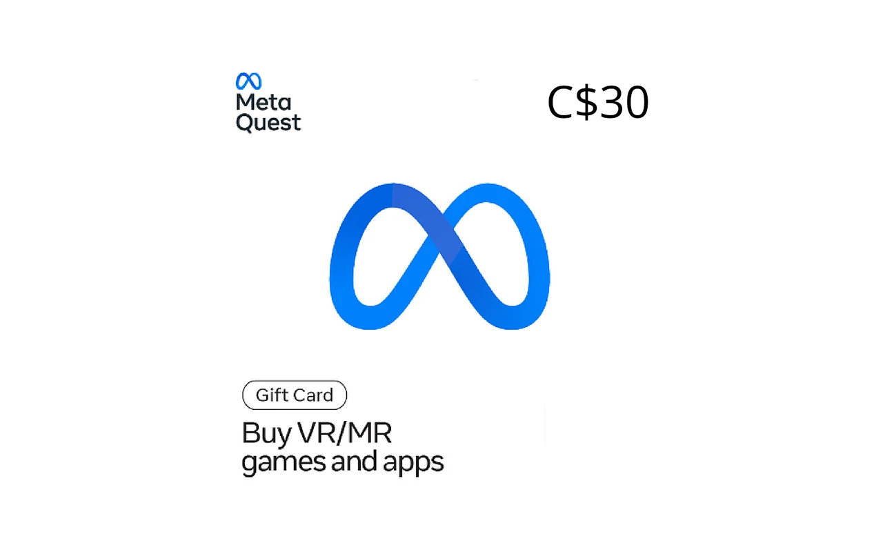 Meta Quest $30 Gift Card (Canada)
