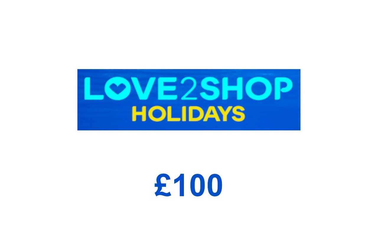 Love2Shop Holidays £100 Gift Card (United Kingdom)