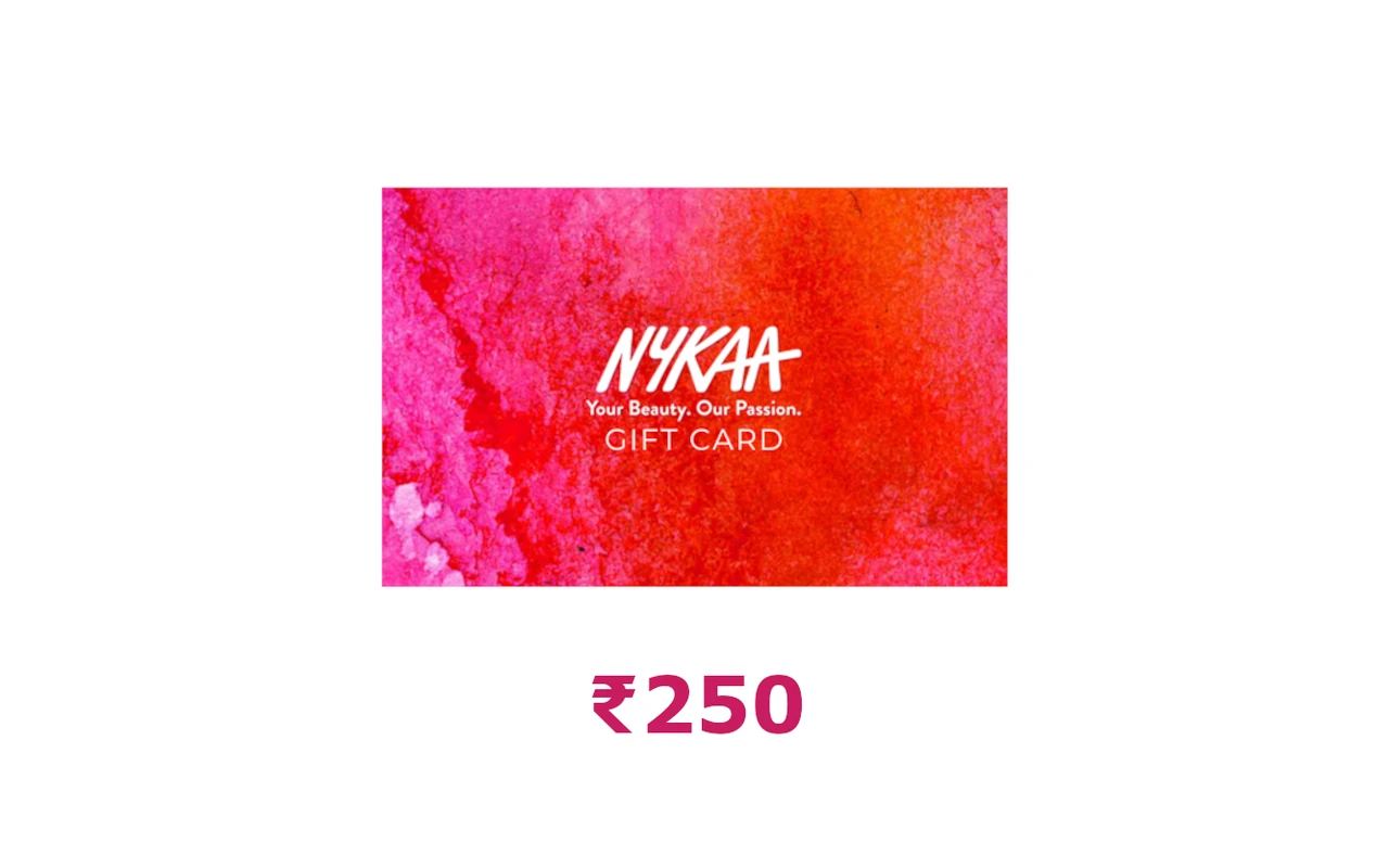 Nykaa ₹250 Gift Card (India)