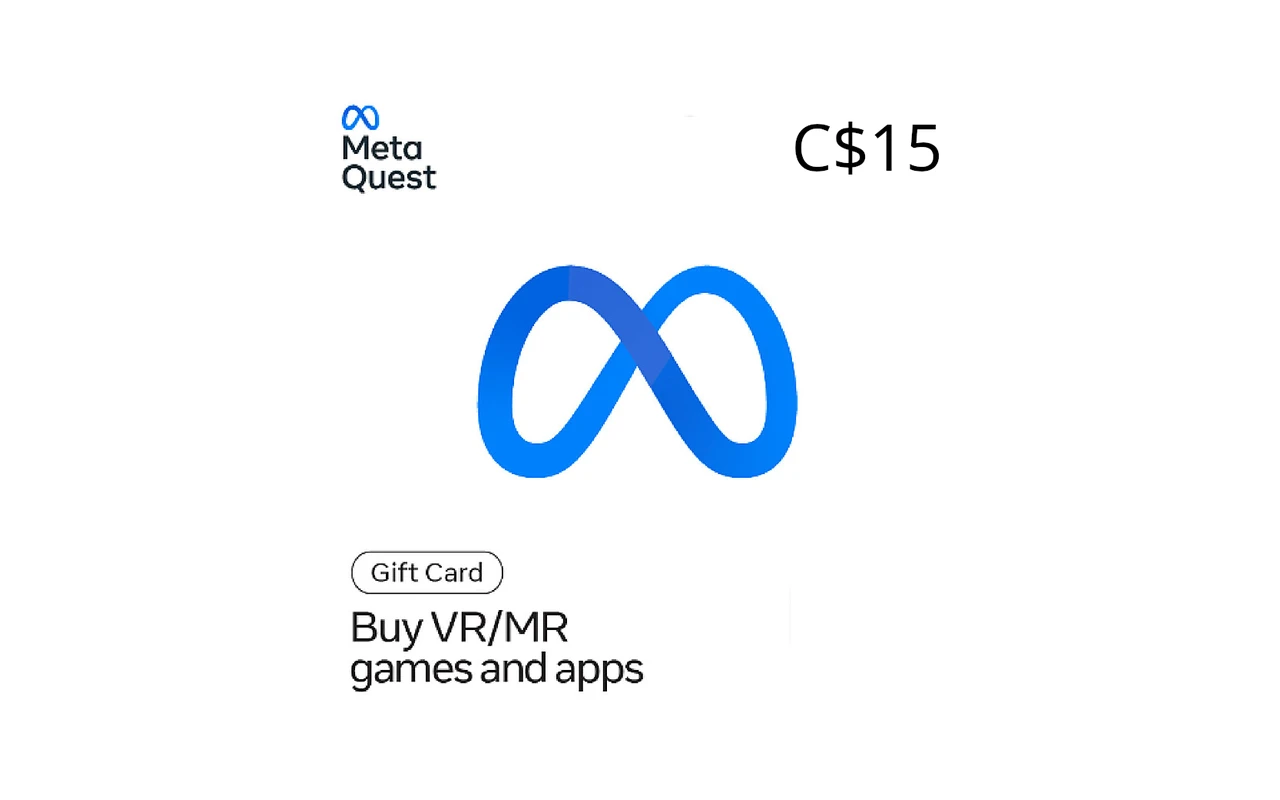 Meta Quest $15 Gift Card (Canada)