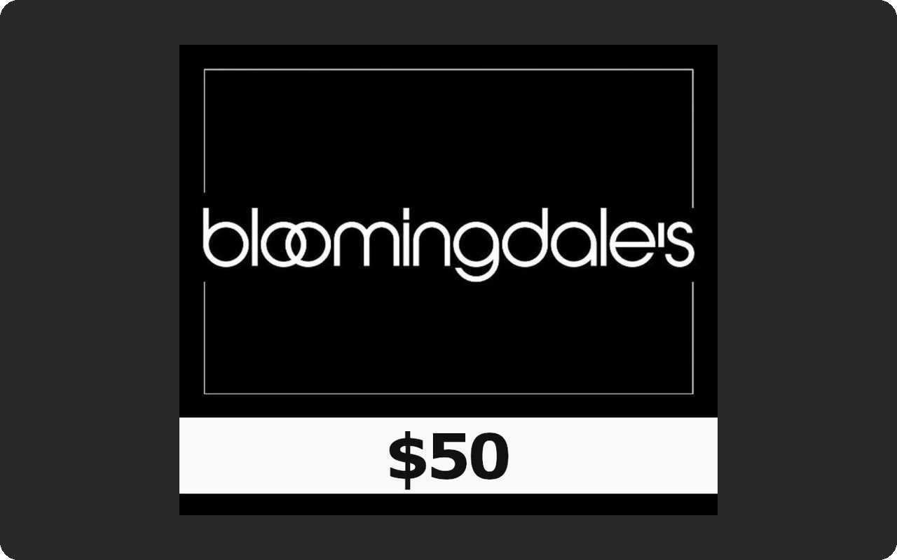 Bloomingdale's $50 Gift Card (United States)