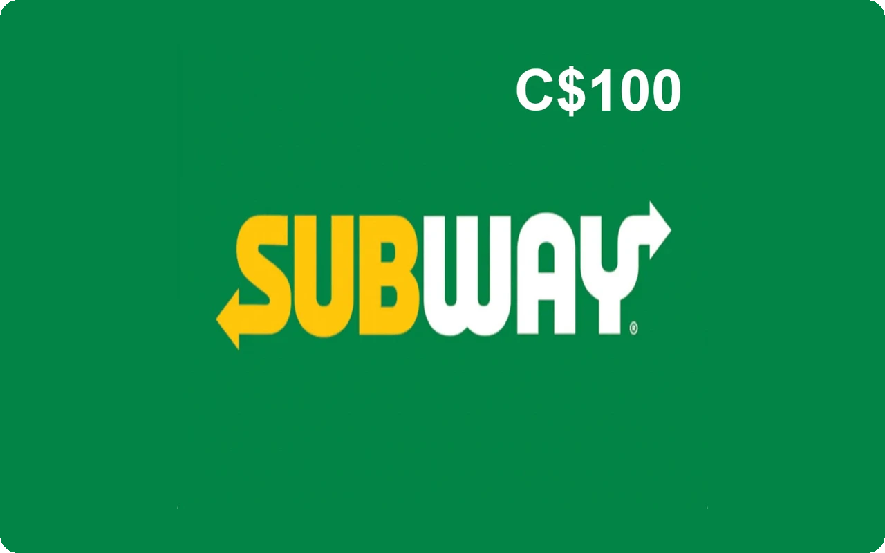 Subway $100 Gift Card (Canada)