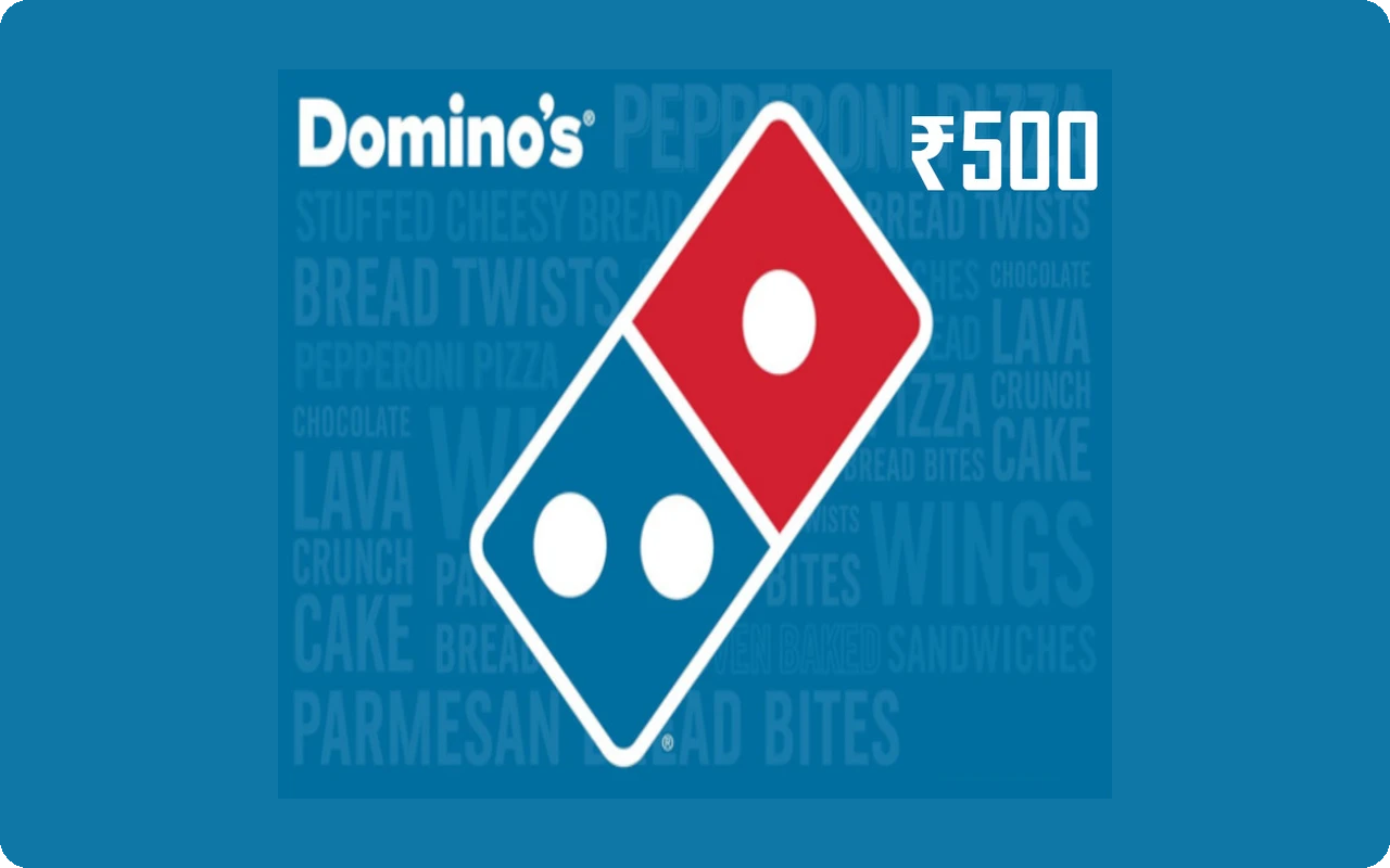 Domino's Pizza ₹500 Gift Card (India)