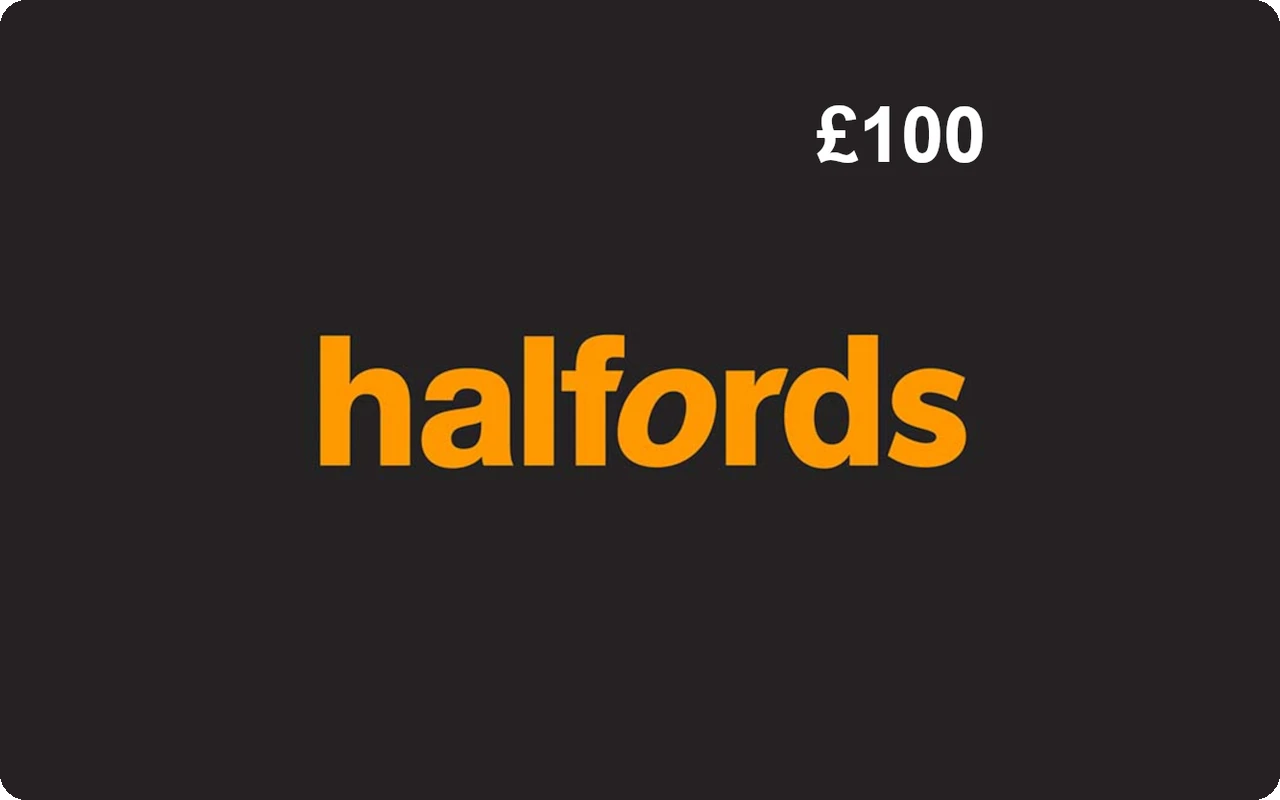 Halfords £100 Gift Card (United Kingdom)