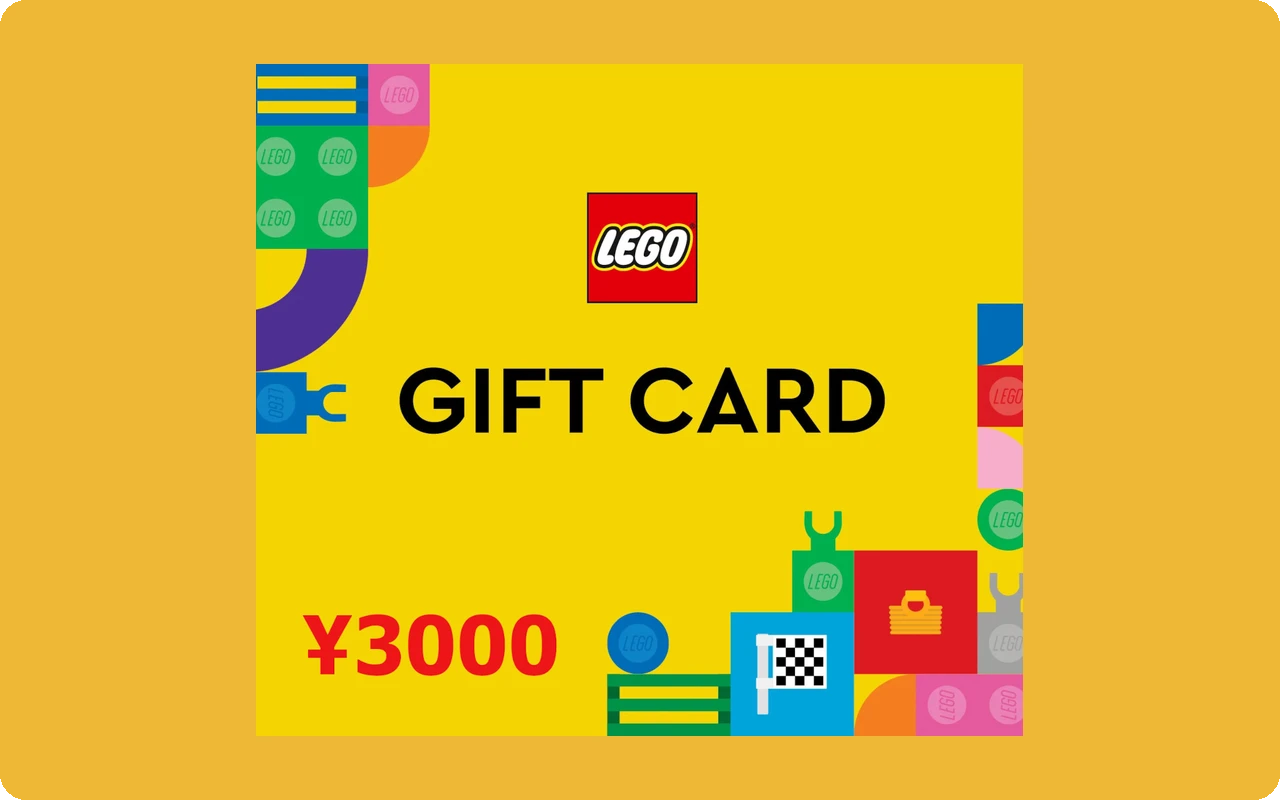 LEGO ¥3000 Gift Card (Japan)