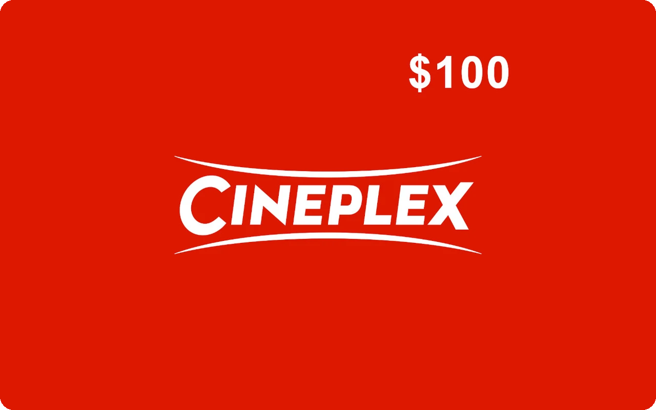 Cineplex $100 Gift Card (Canada)