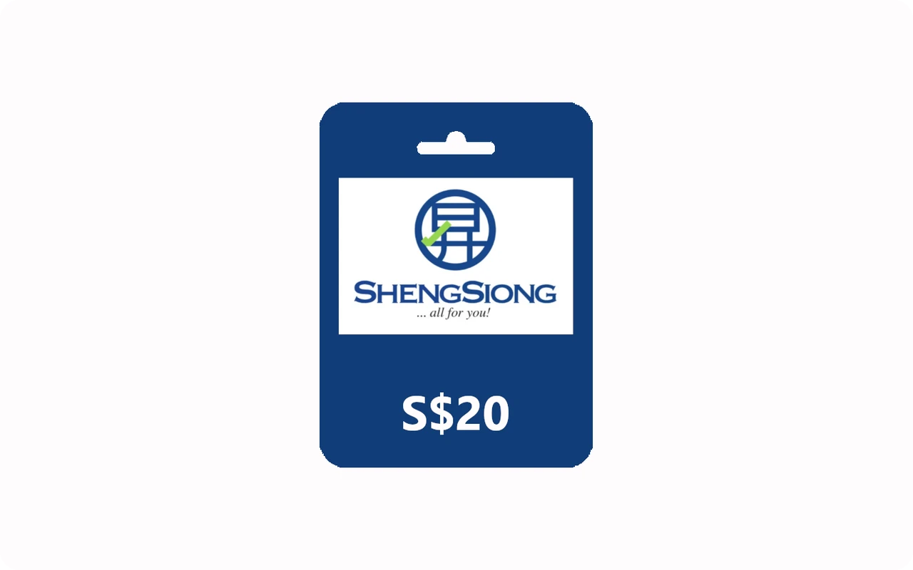 Sheng Siong S$20 Gift Card (Singapore)