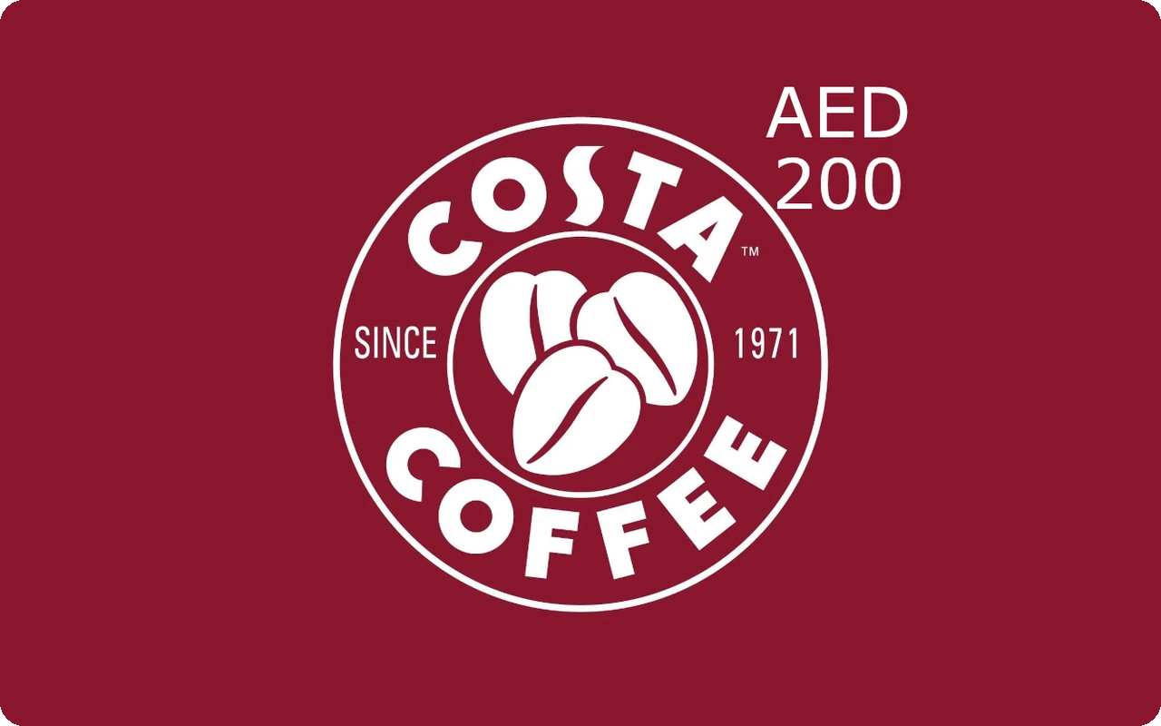 Costa Coffee 200 AED Gift Card (United Arab Emirates)