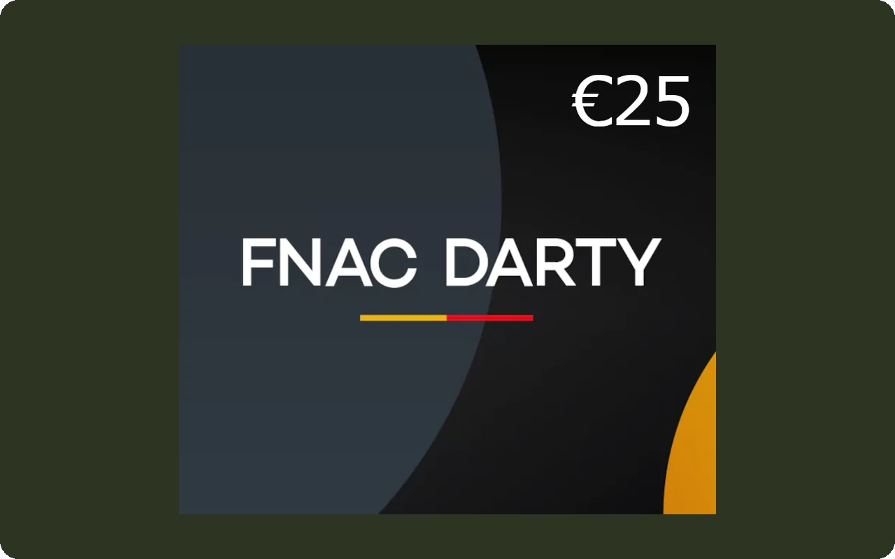 Fnac Darty €25 Gift Card (France)