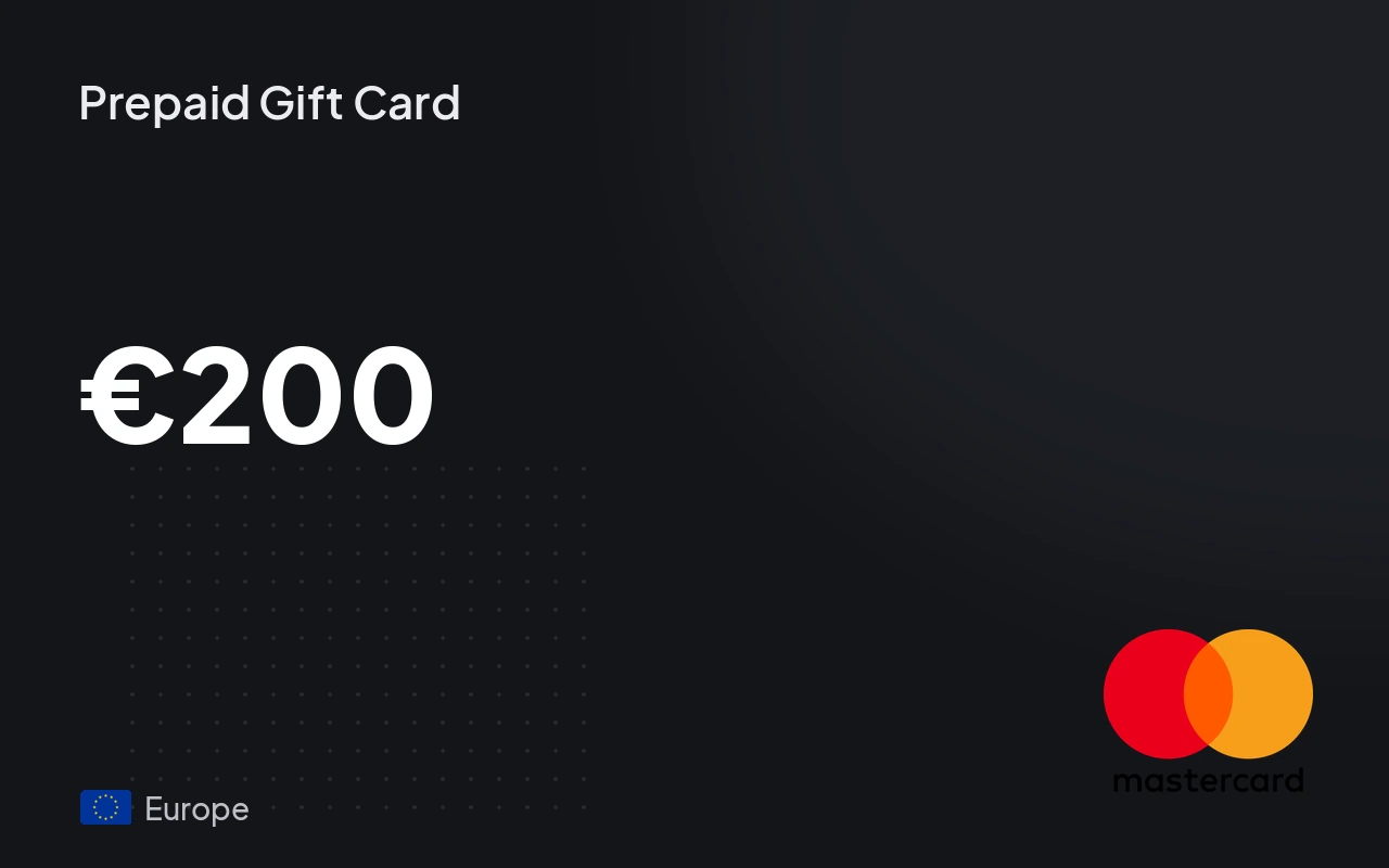 Mastercard Prepaid Flexicard €200 Gift Card (Europe)