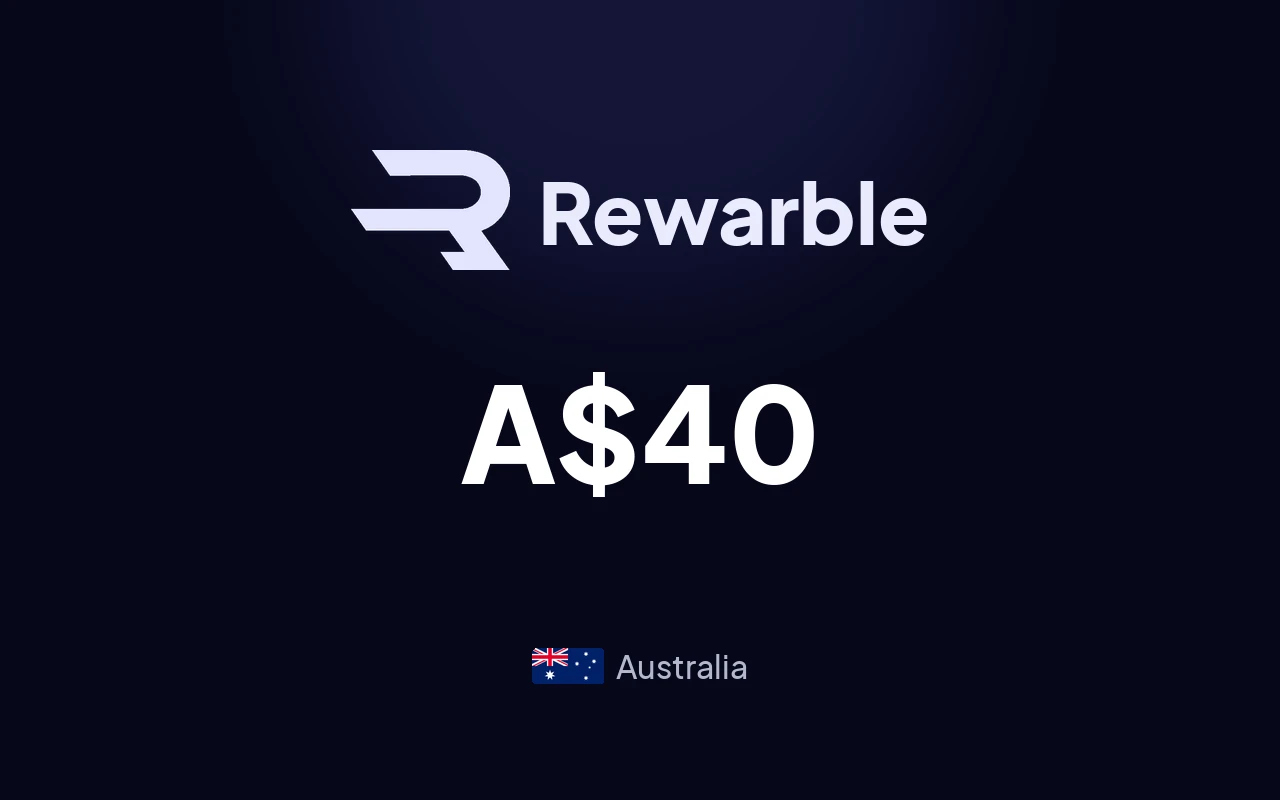 Rewarble Advcash A$40 Gift Card (Australia)