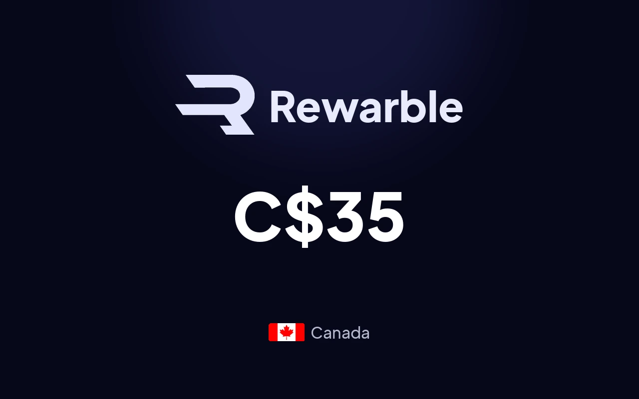 Rewarble Super C$35 Gift Card (Canada)