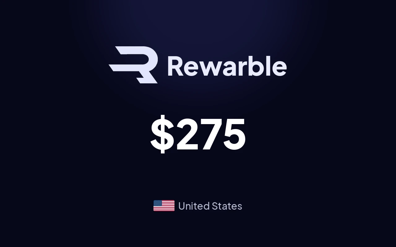 Rewarble Chatgpt $275 Gift Card (United States)