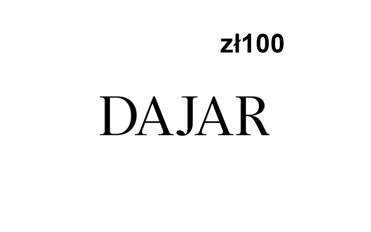 DAJAR 100 zł Gift Card (Poland)