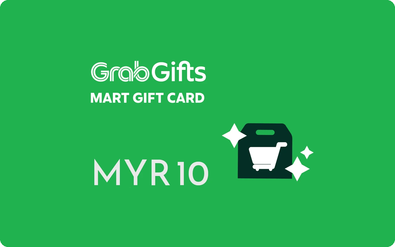 GrabMart 10 RM Gift Card (Malaysia)