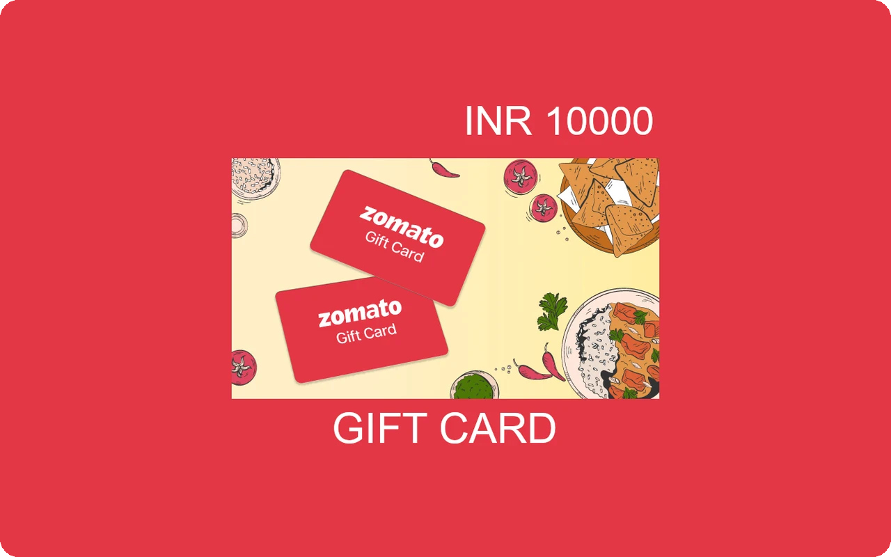 Zomato ₹10000 Gift Card (India)