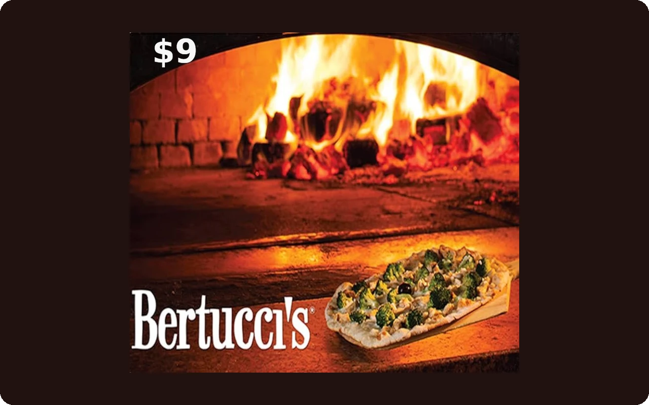Bertucci's $9 Gift Card (United States)