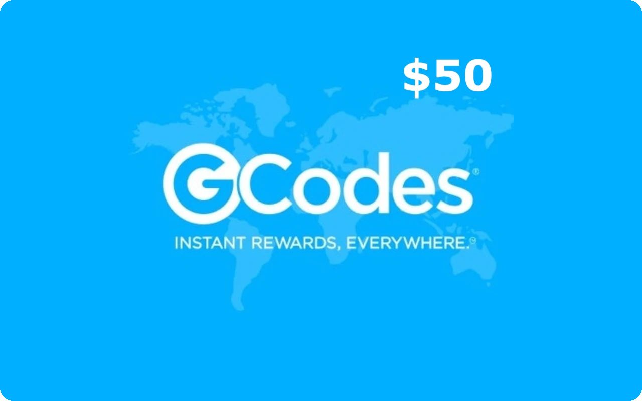 GCodes Global Everything $50 Gift Card (United States)