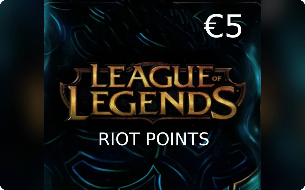 League of Legends €5 Gift Card (Europe)