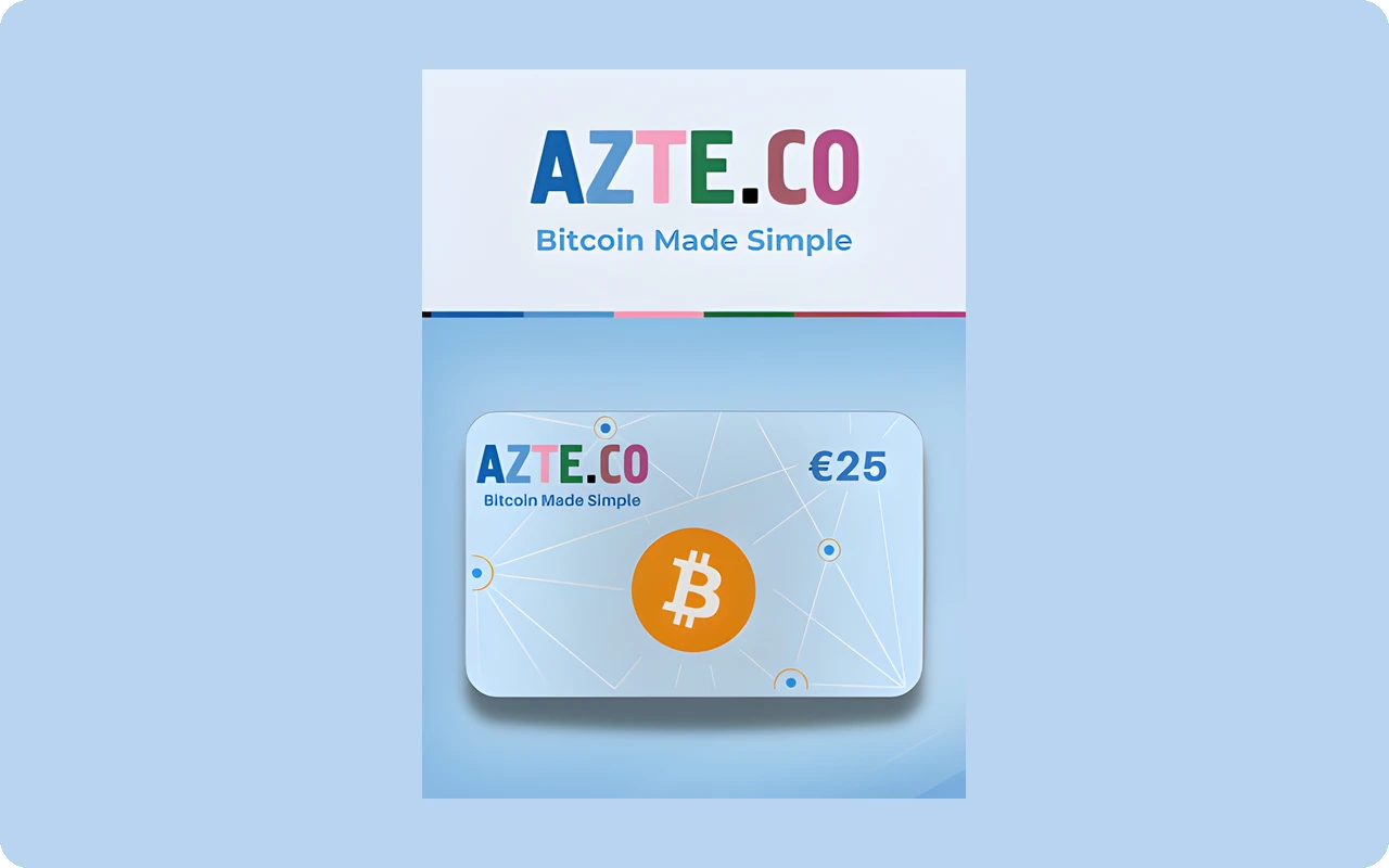 Azteco Bitcoin On-Chain Voucher 25 EUR - Azteco Key - GLOBAL