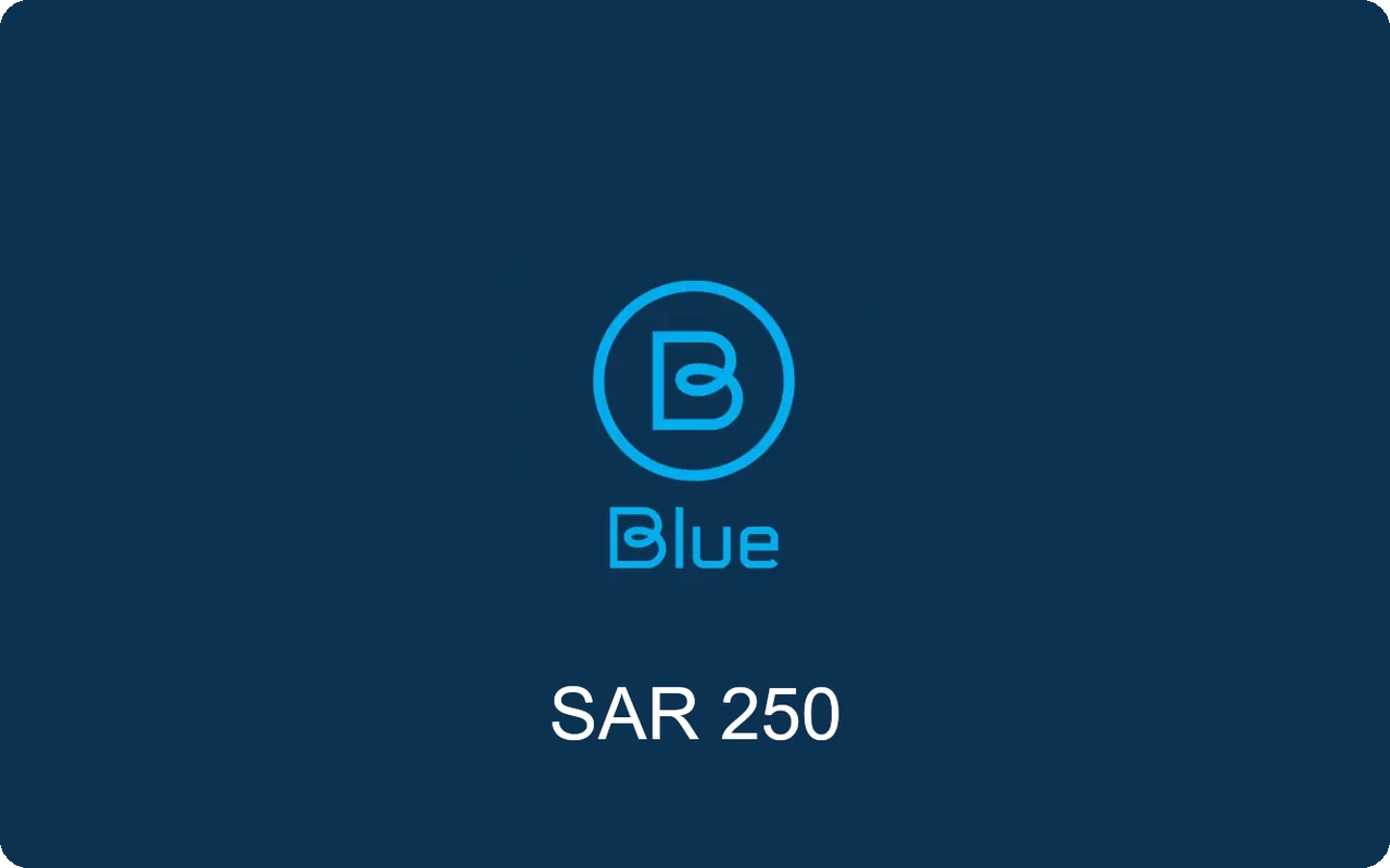 Blue Prepaid 250 SAR Gift Card (Saudi Arabia)