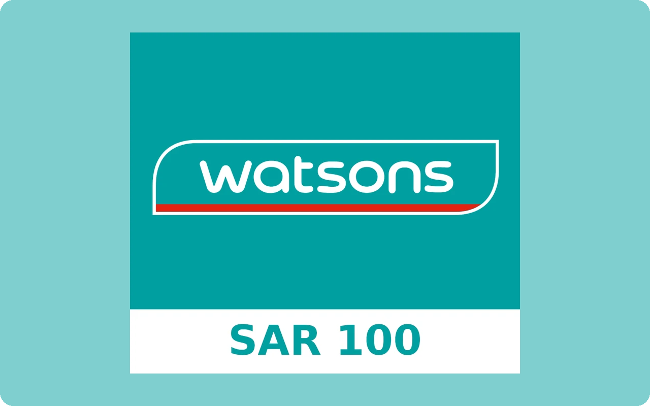 Watsons 100 SAR Gift Card (Saudi Arabia)