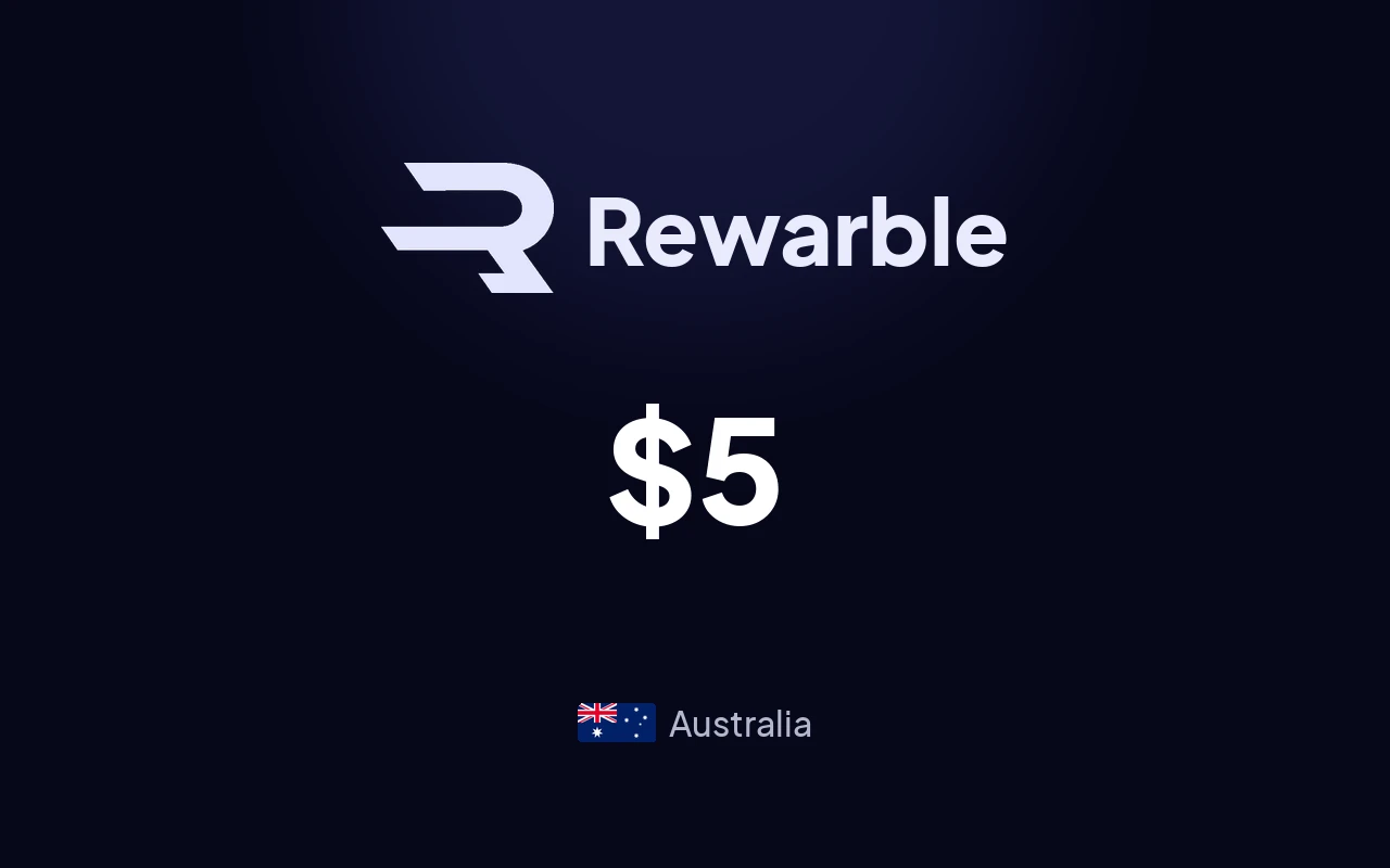 Rewarble Skrill $5 Gift Card (Australia)